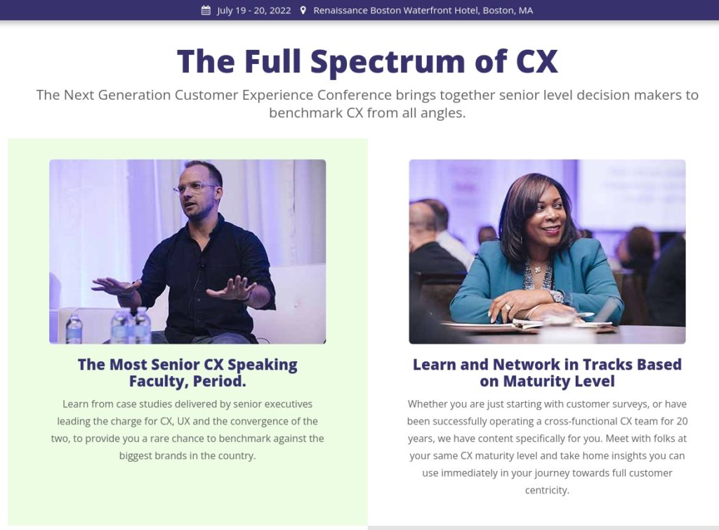 conference next generation of CX