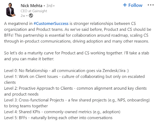 LinkedIn post