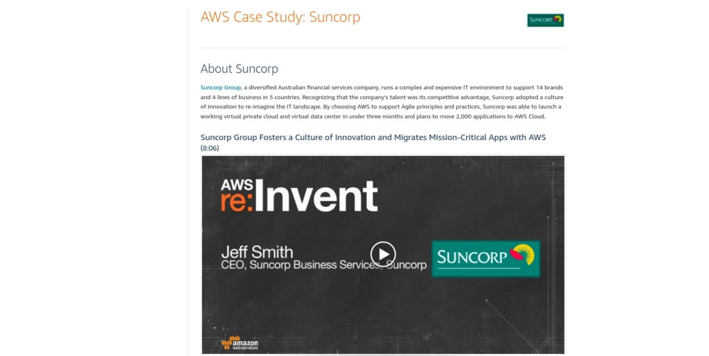 how to make case study sample AWS