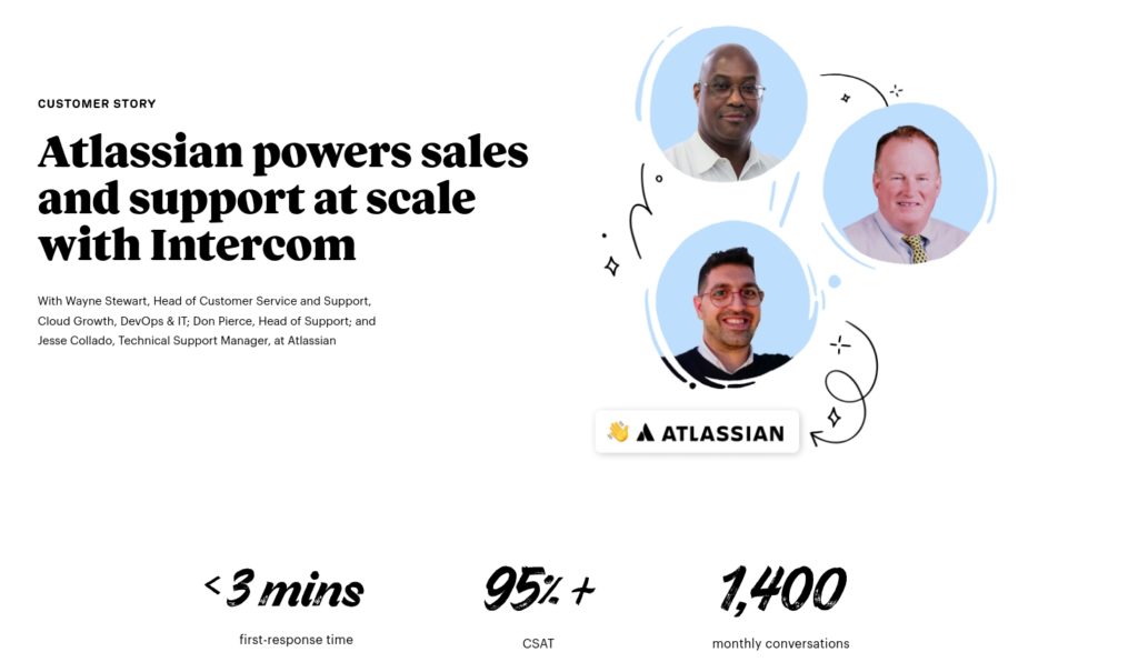 how to make case study sample Intercom
