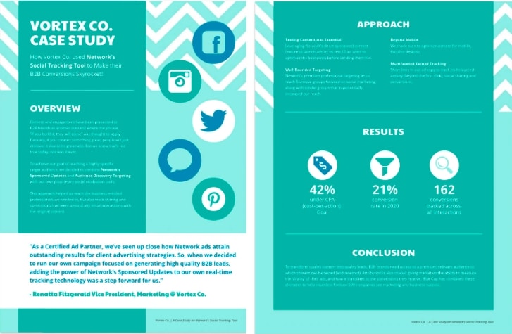 how to make case study sample infographic