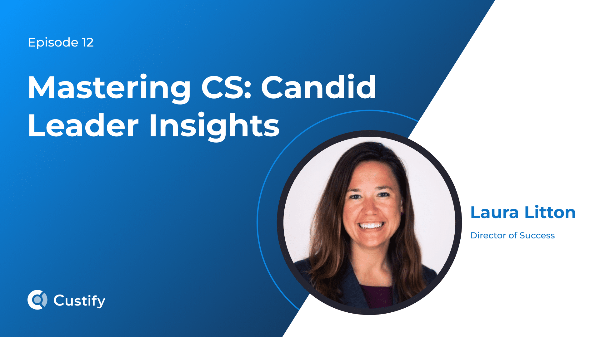 Mastering CS – Candid Leader Insights – Ep 12 – Laura Litton