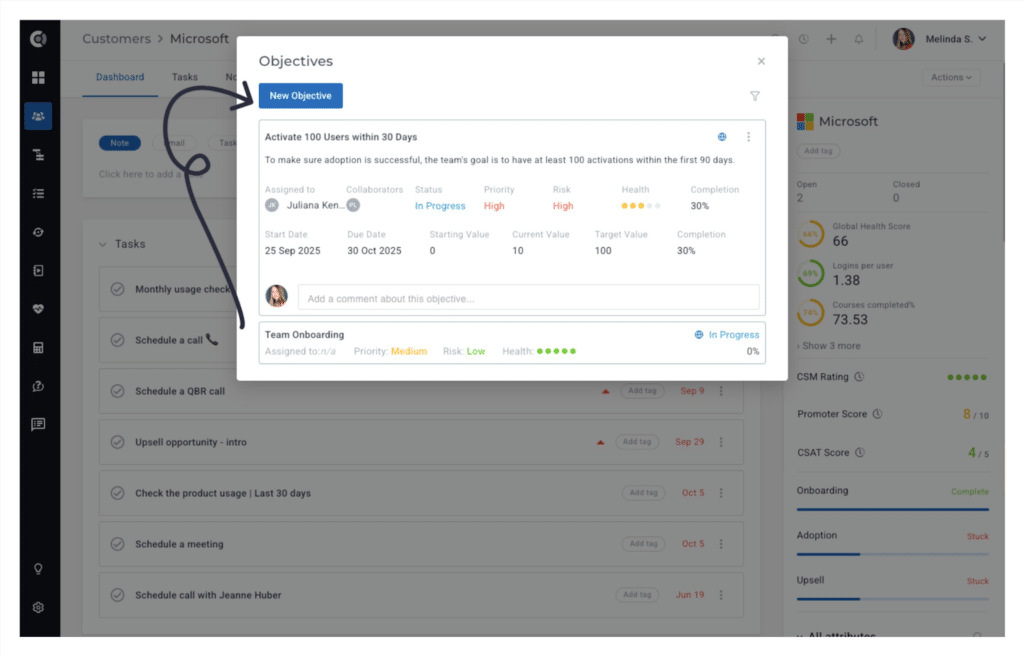 customer objectives