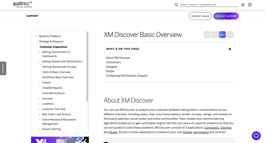 XM Discover screenshot