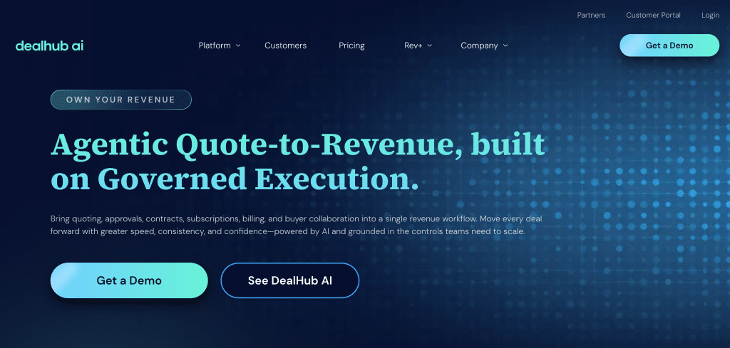 dealhub ai screenshot