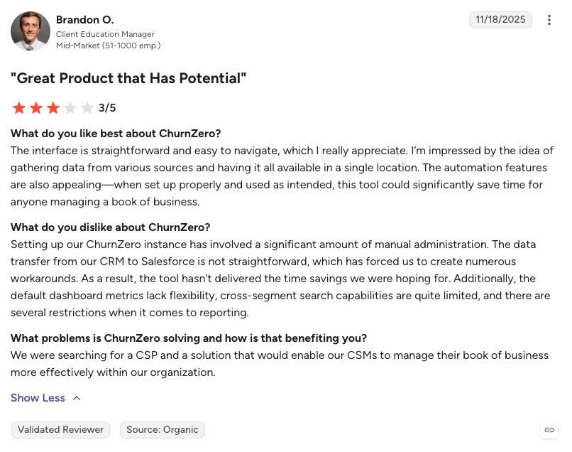 churnzero brandon review