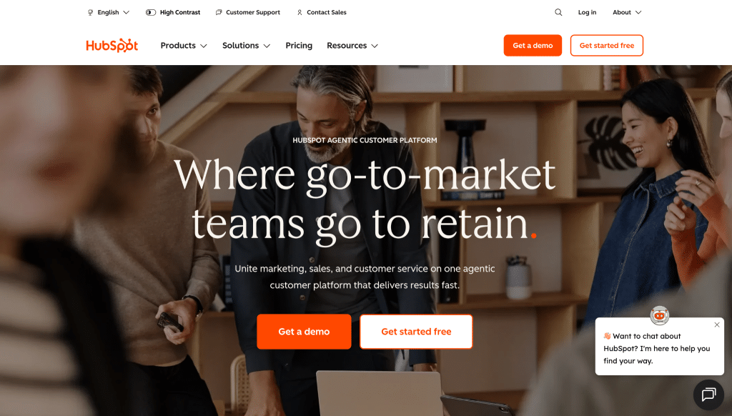 hubspot screenshot