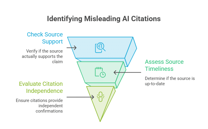 identifying misleading AI citations