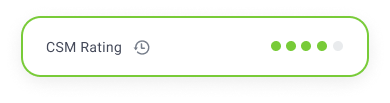 customer health scores csm rating in customer 360 view